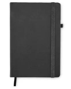 Notebook A5 eco-friendly ARPU, pelle riciclata, 192p, portapenne