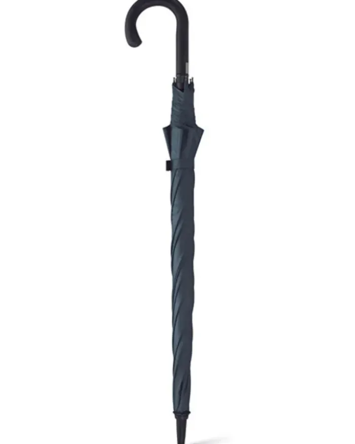 Ombrello Albert antivento apertura automatica, pongee nero 103cm