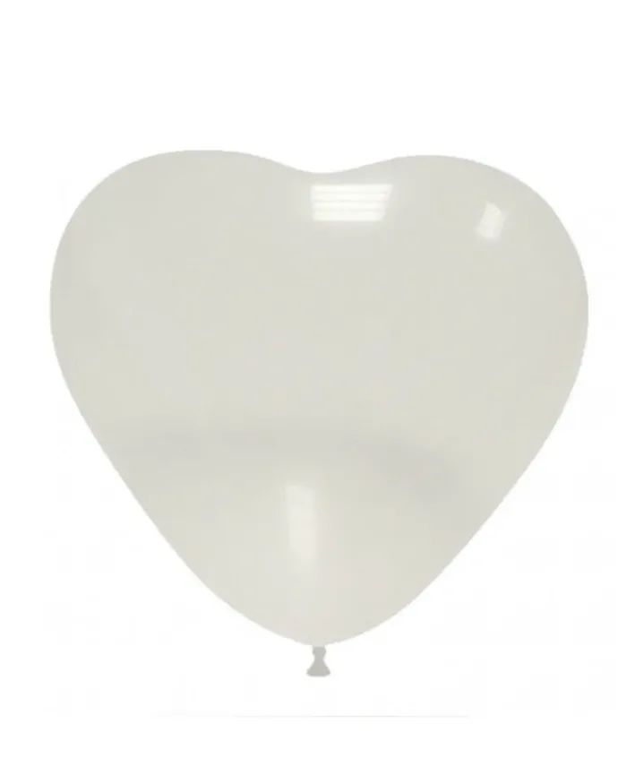 Palloncini Cuore Lattice Pastello 25cm - Biodegradabili Balloonia