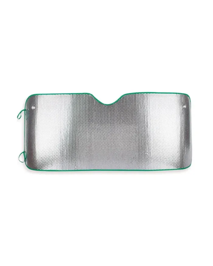 Parasole auto alluminio 130x60cm argento |resistente