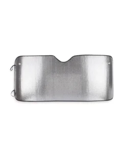 Parasole auto alluminio 130x60cm argento |resistente