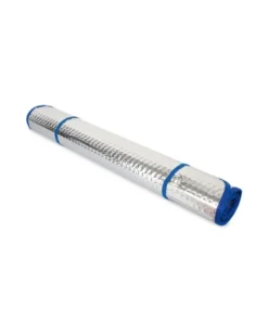 Parasole auto alluminio 130x60cm argento |resistente