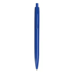 Penna a scatto Blu, corpo colorato, clip resistente