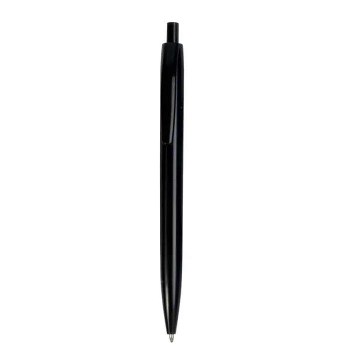 Penna a scatto Blu, corpo colorato, clip resistente