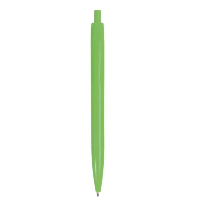 Penna a scatto Blu, corpo colorato, clip resistente