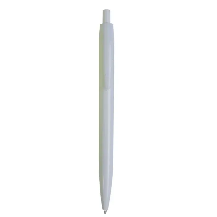 Penna a scatto Blu, corpo colorato, clip resistente