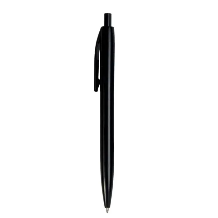 Penna a scatto Blu, corpo colorato, clip resistente
