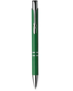 Penna a sfera in alluminio con refill nero pratica e resistente