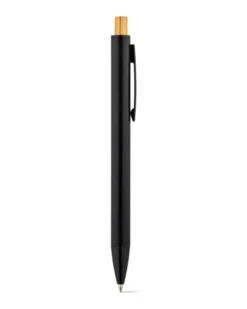 Penna a sfera in alluminio Matt blu, corpo doppia finitura 14cm