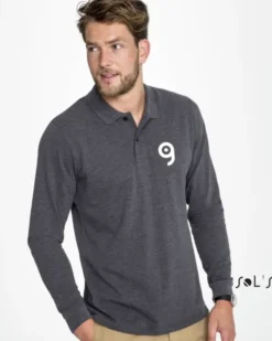 Perfect Men Polo Maniche Lunghe 100% Cotone