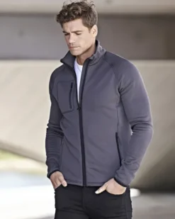 Pile Uomo StretchRegular Fit con Zip, Elastico e Tasche