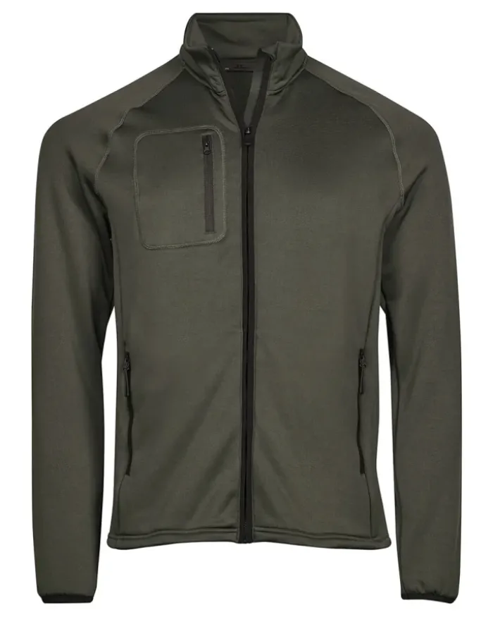 Pile Uomo StretchRegular Fit con Zip, Elastico e Tasche