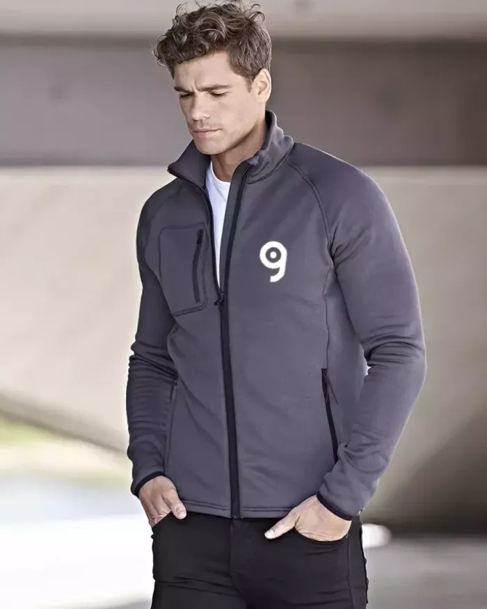 Pile Uomo StretchRegular Fit con Zip, Elastico e Tasche