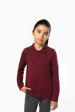 Polo bambino maniche lunghe
