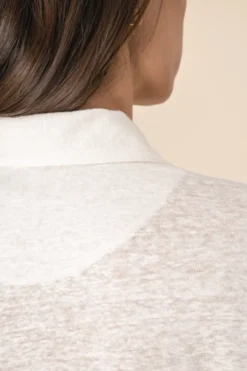 Polo donna in lino