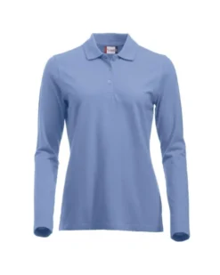 Polo Donna Marion manica lunga 100% cotone 200g/m² Regular Fit