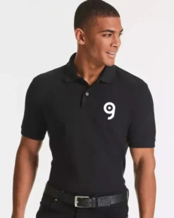 Polo Uomoin Piqué 100% Cotone Pettinato Regular, Manica Corta