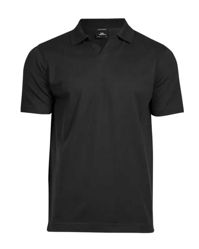 Polo UomoScollo a V Cotton Stretch, Comfort e Stile