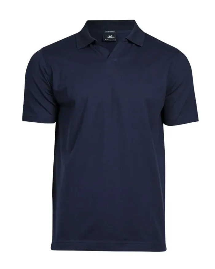 Polo UomoScollo a V Cotton Stretch, Comfort e Stile