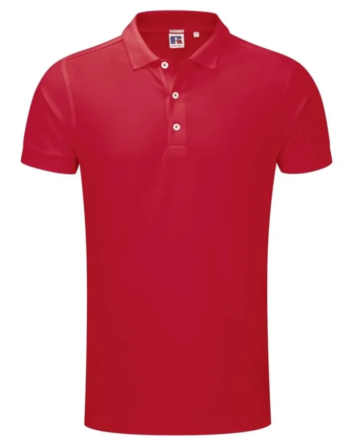 Polo uomo slim fit cotone ed elastan