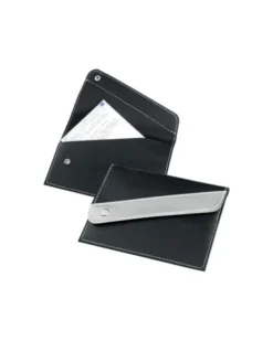 Portadocumenti auto similpelle, cuciture robuste 20x13,5 cm