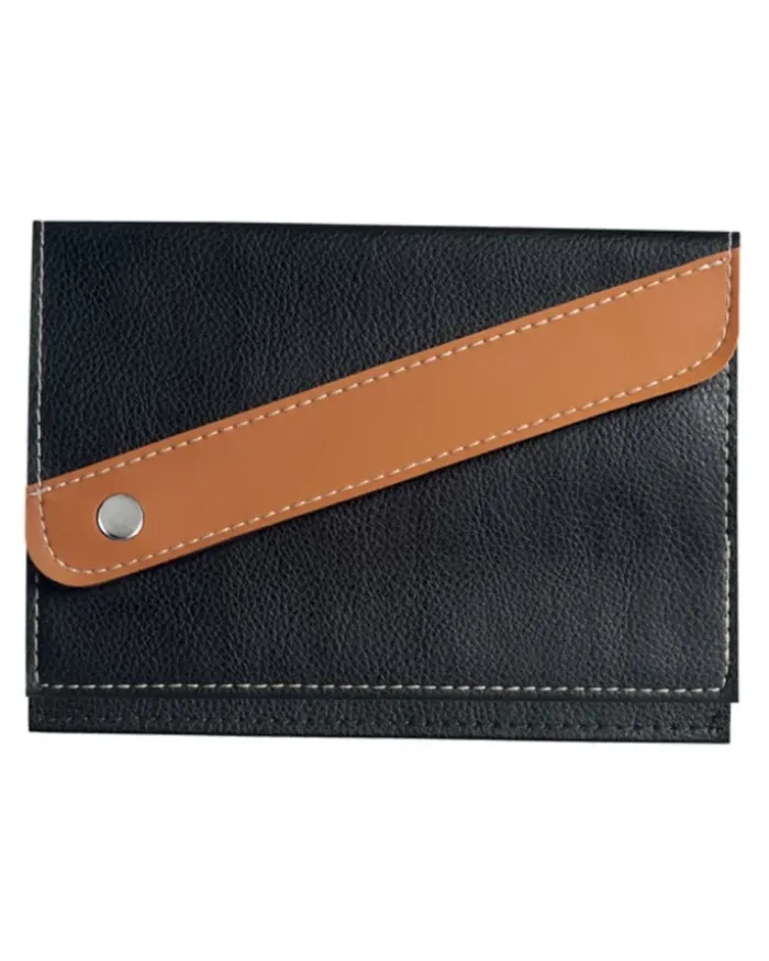 Portadocumenti auto similpelle, cuciture robuste 20x13,5 cm