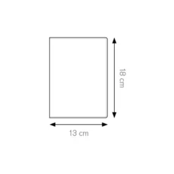 PORTADOCUMENTI BILL PVC 18x13,5 cm stampa