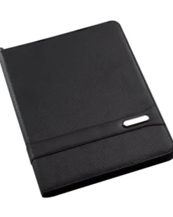 Portadocumenti MANHATTAN A4 PU nero con zip e scomparti multipli