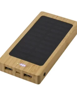 Power Bank solare in bamboo