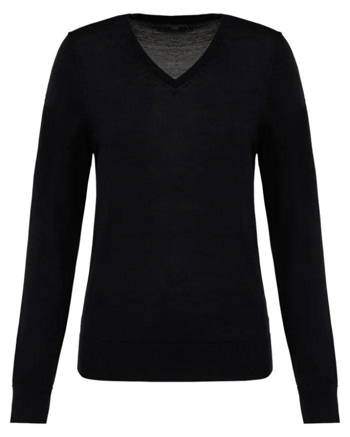 Pullover donna Merino extrafine scollo a V
