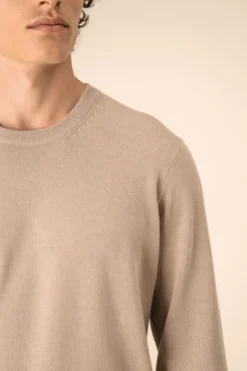 Pullover uomo ecosostenibile girocollo