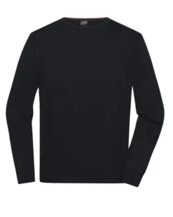 Pullover UomoGirocollo Cotone 260g, Maglia Leggera