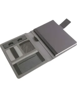 Quaderno organizer A5 Bravo in tessuto mélange, 14.8x21cm