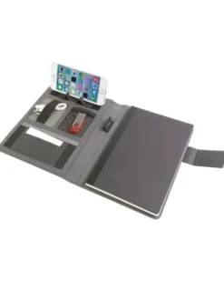 Quaderno organizer A5 Bravo in tessuto mélange, 14.8x21cm