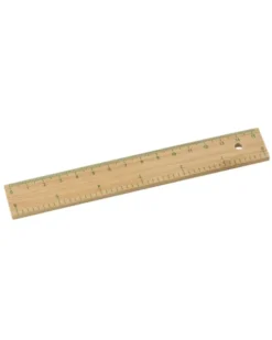Righello in Bamboo Greta 15 cm doppia scala cm/pollici naturale