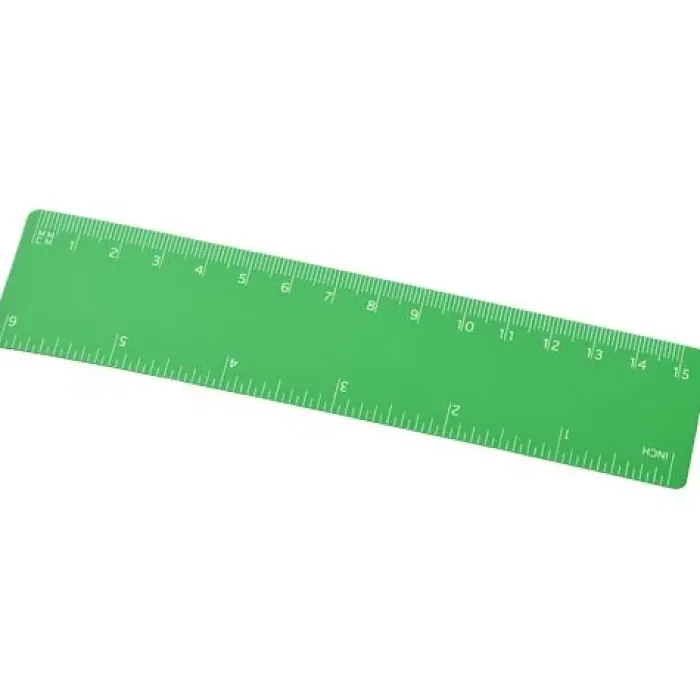 Righello Rothko 15 cm plastica flessibile trasparente con doppia scala