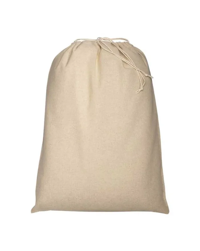 Sacchetto cotone natural 120g/m2 chiusura strozzo