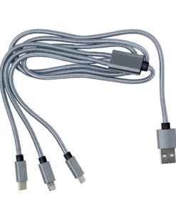Set cavi nylonUSB-C Lightning 95cm ultrarresistenti