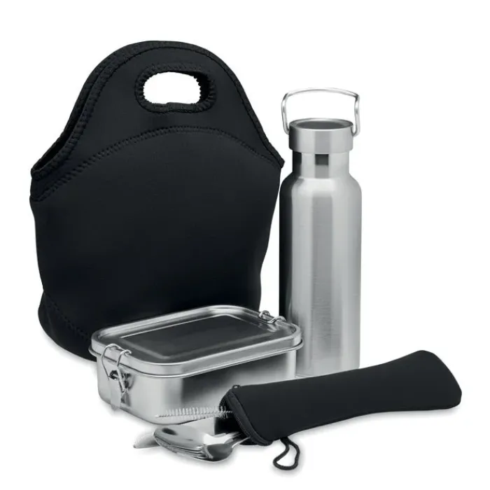 Set da pranzo in acciaio inox