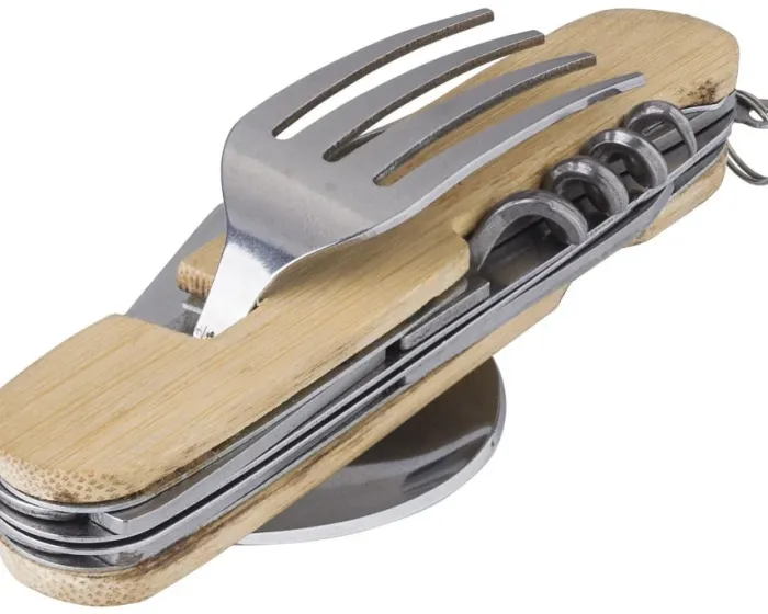 Set di posate ainsley | bambù | 6 in 1