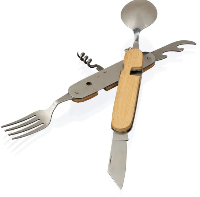 Set di posate ainsley | bambù | 6 in 1
