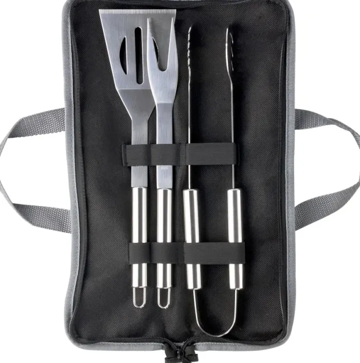 Set per barbecue priscilla | inox | 3 pz