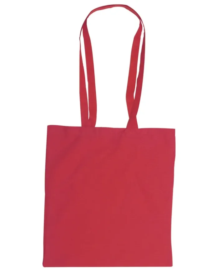 Shopper in cotone Amanda con manici lunghi
