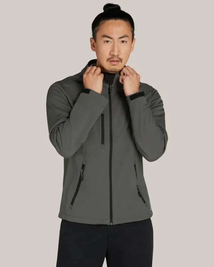 Signature Softshell Uomo senza etichetta, impermeabile, Regular fit