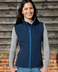 Smanicato Softshell Donna 280g/m² reciclato zip YKK Mind Colors