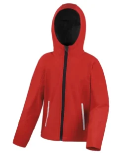 Softshell bambino TX Performance unisex impermeabile con cappuccio