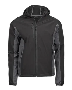 Softshell Hooded Performance Jacket 260g uomo nera