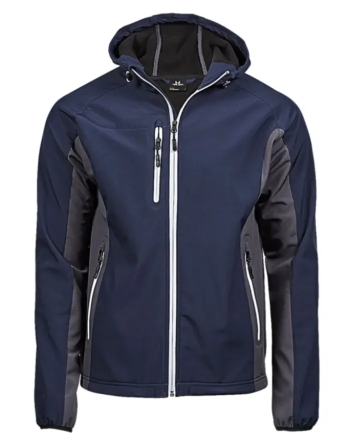 Softshell Hooded Performance Jacket 260g uomo nera