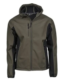 Softshell Hooded Performance Jacket 260g uomo nera