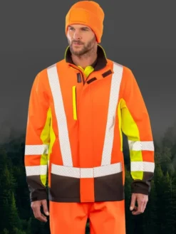 Softshell sicurezza riciclato 3 strati stampabile
